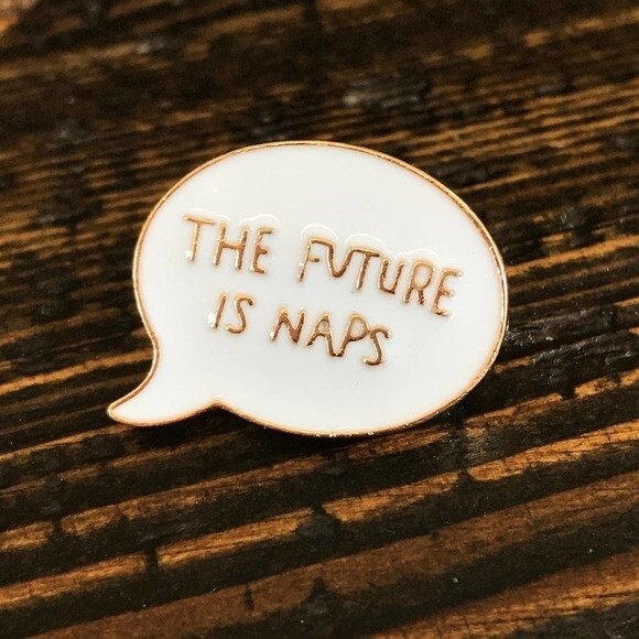 The FUTURE is NAPS Collectible Enamel Pin - Picture 1 of 4